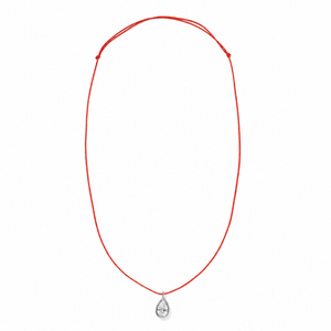 Scarlet Silver Drop Necklace - COLLARES - Malandra Jewelry - TC2690