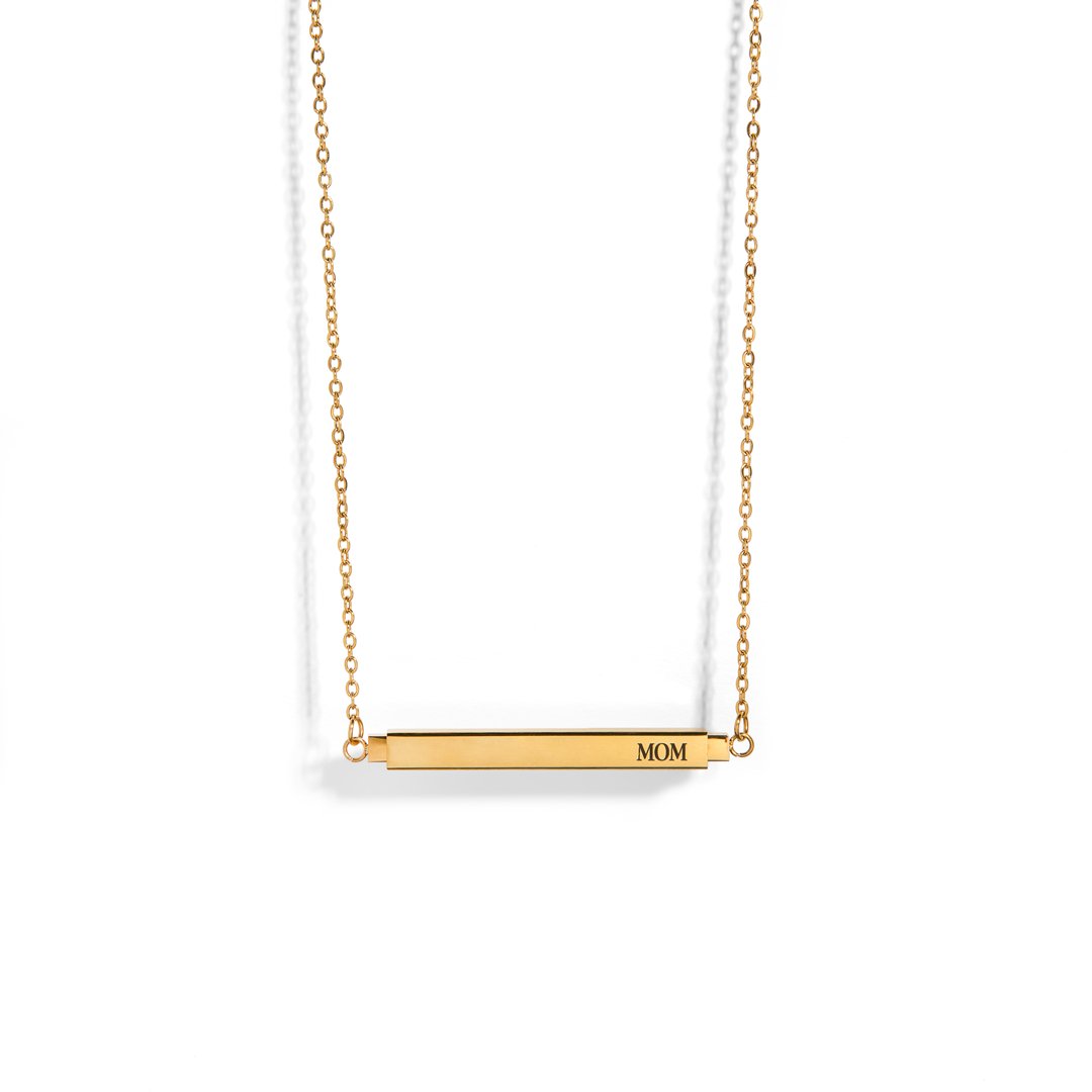 SECRET MESSAGE CUSTOM GOLDEN NECKLACE - COLLARES GRABADOS - Malandra Jewelry - ESYC3