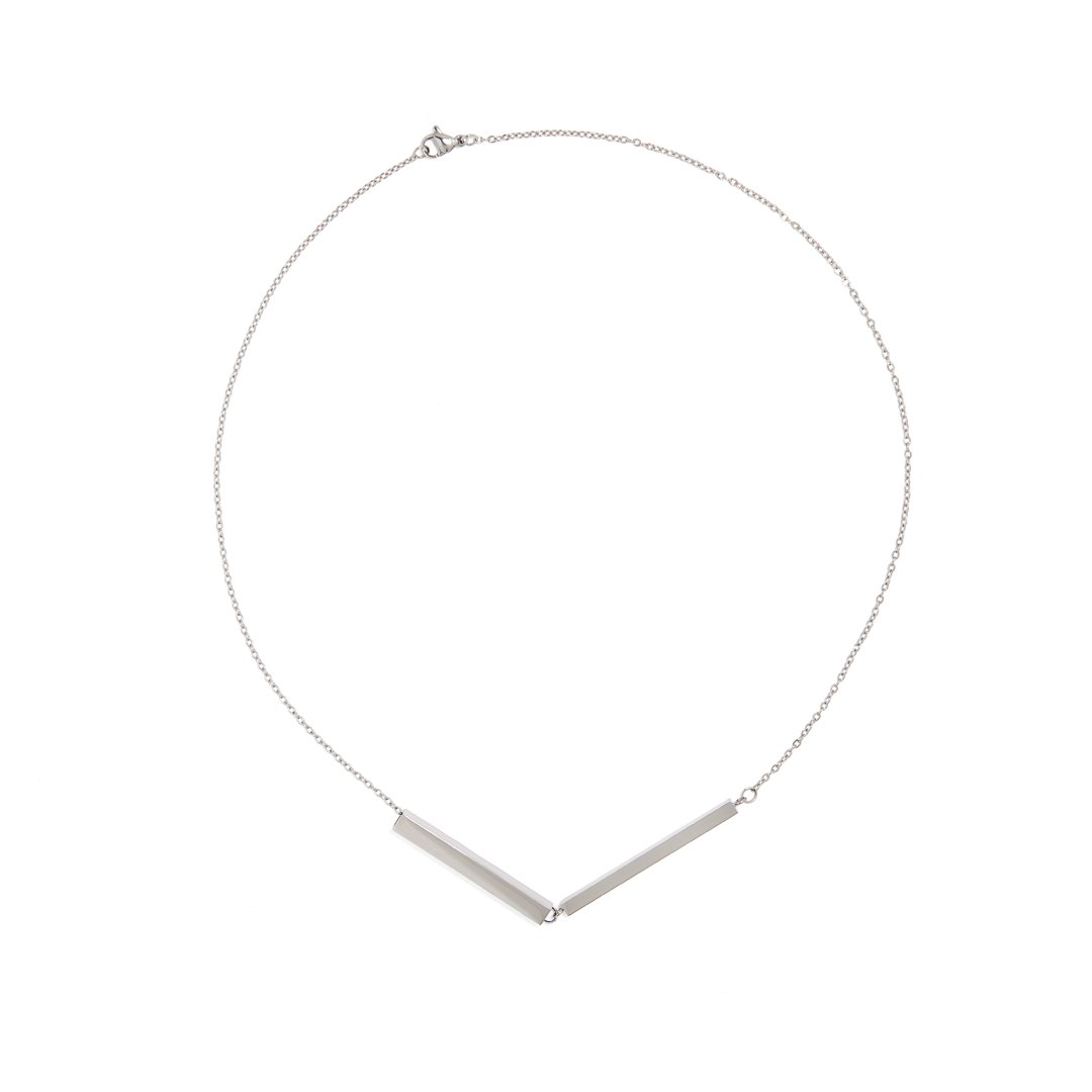 SECRET MESSAGE CUSTOM SILVER NECKLACE - COLLARES GRABADOS - Malandra Jewelry - ESYC18.P