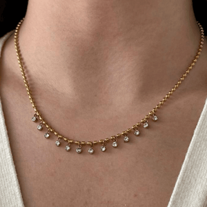 SHIMMER DROP NECKLACE - COLLARES - Malandra Jewelry - EUWC337-JDN0109014