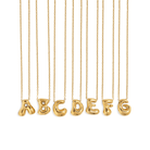 SHINY BALLOON INITIAL NECKLACE - COLLARES - Malandra Jewelry - AC1444.A - G02693