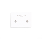 SHINY CIRCLE STUDS SMALL - ARETES - Malandra Jewelry - ZWA53.P - QX00865YX