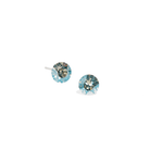 SHINY CRYSTAL BABY BLUE STUDS - ARETES - Malandra Jewelry - ZWA49.C - QX05454Y