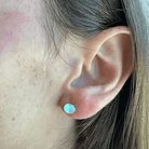 SHINY CRYSTAL OCEAN STUDS - ARETES - Malandra Jewelry - ZWA50.A - QX05454Y