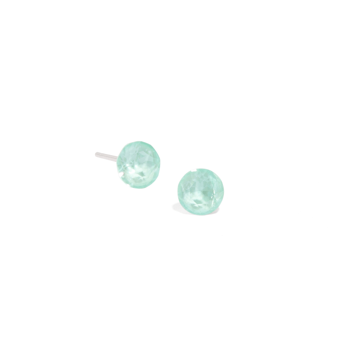 SHINY CRYSTAL OCEAN STUDS - ARETES - Malandra Jewelry - ZWA50.A - QX05454Y