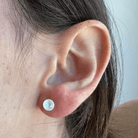 SHINY CRYSTAL SNOW STUDS - ARETES - Malandra Jewelry - ZWA50.B - QX05454Y