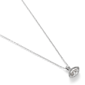 Silver Allure Marquise Necklace - COLLARES - Malandra Jewelry - EUWC604.P-JDN0104306-2-S