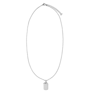 SILVER CUSTOM TAG NECKLACE - COLLARES GRABADOS - Malandra Jewelry - LJC3.P-JT-N3092