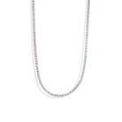 SILVER GLEAM TENNIS NECKLACE - COLLARES - Malandra Jewelry - ERC101.P - DZ60302694068A - 1
