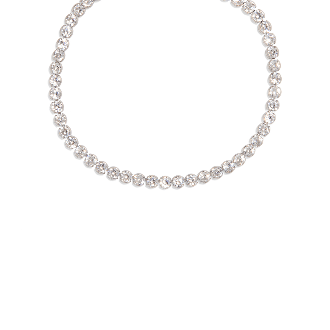 SILVER GLIMMER TENNIS BRACELET - PULSERAS - Malandra Jewelry - EAWP103.P - MMB35