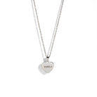 SILVER HEART CUSTOM NECKLACE - COLLARES GRABADOS - Malandra Jewelry - ESYC8