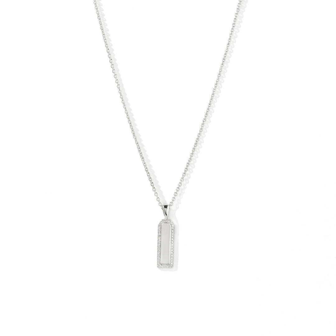 SILVER INGOT ESSENTIAL NECKLACE - COLLARES - Malandra Jewelry - ICC511.P