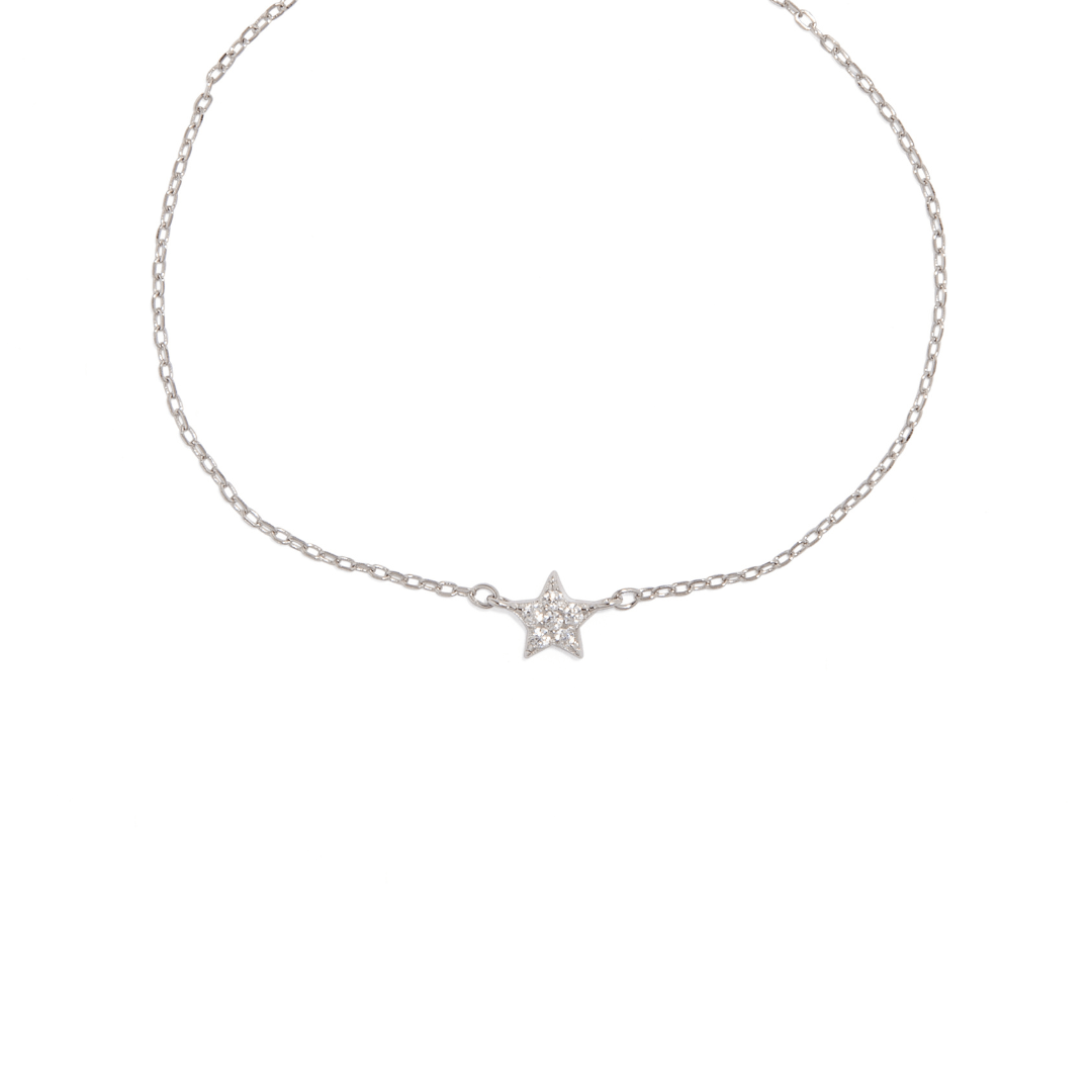 SILVER LITTLE STAR BRACELET - PULSERAS - Malandra Jewelry - EAWP22.P - MMN265