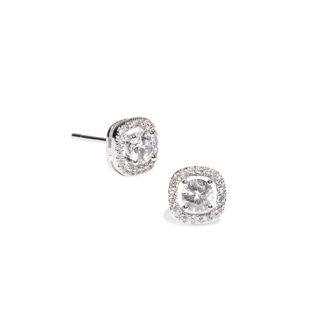 SILVER LUXE EARRINGS - ARETES - Malandra Jewelry - ZWA35.P - QX03450YS