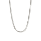 SILVER LUXE FLAT ESSENTIAL NECKLACE - COLLARES - Malandra Jewelry - ICC510.P