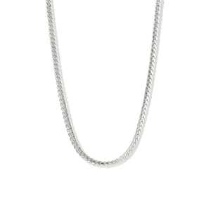 SILVER LUXE FLAT ESSENTIAL NECKLACE - COLLARES - Malandra Jewelry - ICC510.P