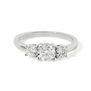 Silver Moissanite Radiance Ring - ANILLOS - Malandra Jewelry - LRR12.5-SMOR11-P-6