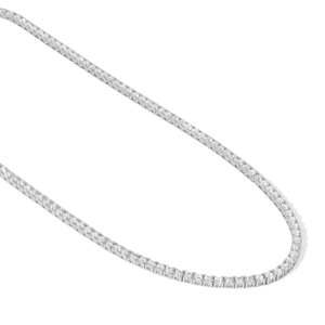 Silver Royale Tennis Necklace - COLLARES - Malandra Jewelry - LSC6.P-HK00013