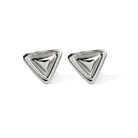 SILVER SLICE EARRINGS - ARETES - Malandra Jewelry - EUWA70.P - JDE2406006 - S