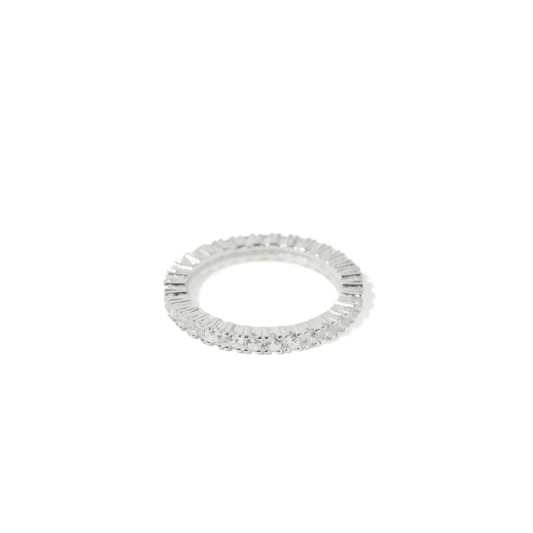 SILVER SPARK GLEAM RING - ANILLOS - Malandra Jewelry - FBR454.7-1EAN0001-P7P