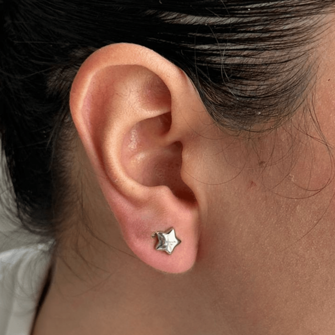 SILVER STARLIGHT EARRINGS SET - ARETES - Malandra Jewelry - ZWA68.P - QX01115