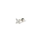 SILVER TWINKLE PIERCING - ARETES - Malandra Jewelry - ZTA4