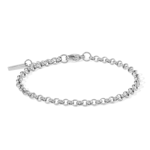 Silver Woven Link Bracelet - PULSERAS - Malandra Jewelry - EYHP189.P