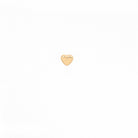 SINGLE HEART GOLD PIERCING - ARETES - Malandra Jewelry - KMA8 - 20048