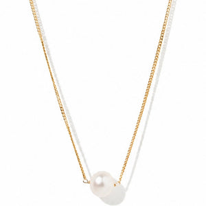 SINGLE PEARL DOTS NECKLACE - COLLARES - Malandra Jewelry - TC2083