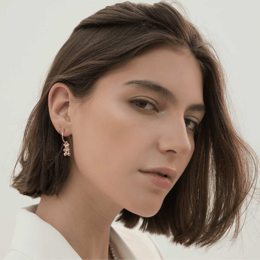 SINGLE PLAIN BOLD PIERCING - ARETES - Malandra Jewelry - TA763