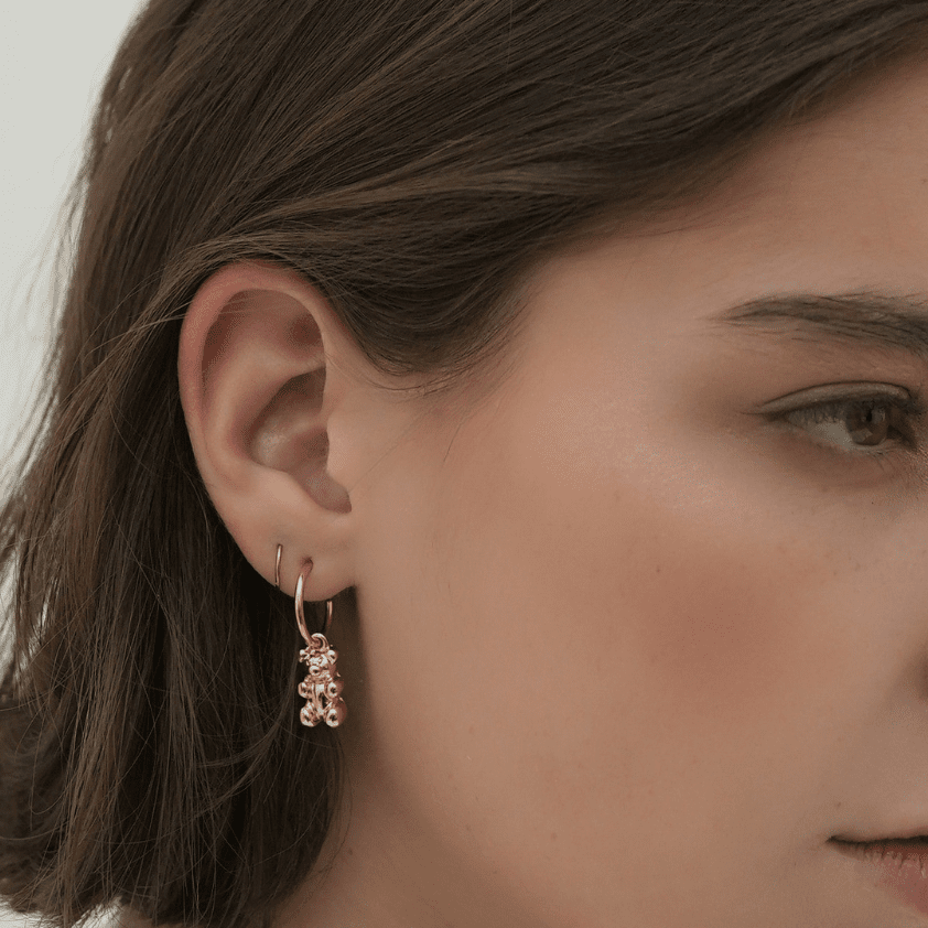 SINGLE PLAIN BOLD PIERCING - ARETES - Malandra Jewelry - TA763