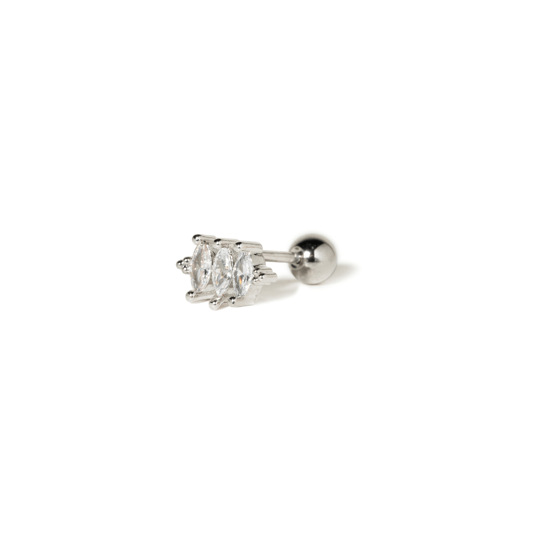 SLEEK SPARK PIERCING - ARETES - Malandra Jewelry - ZTA14