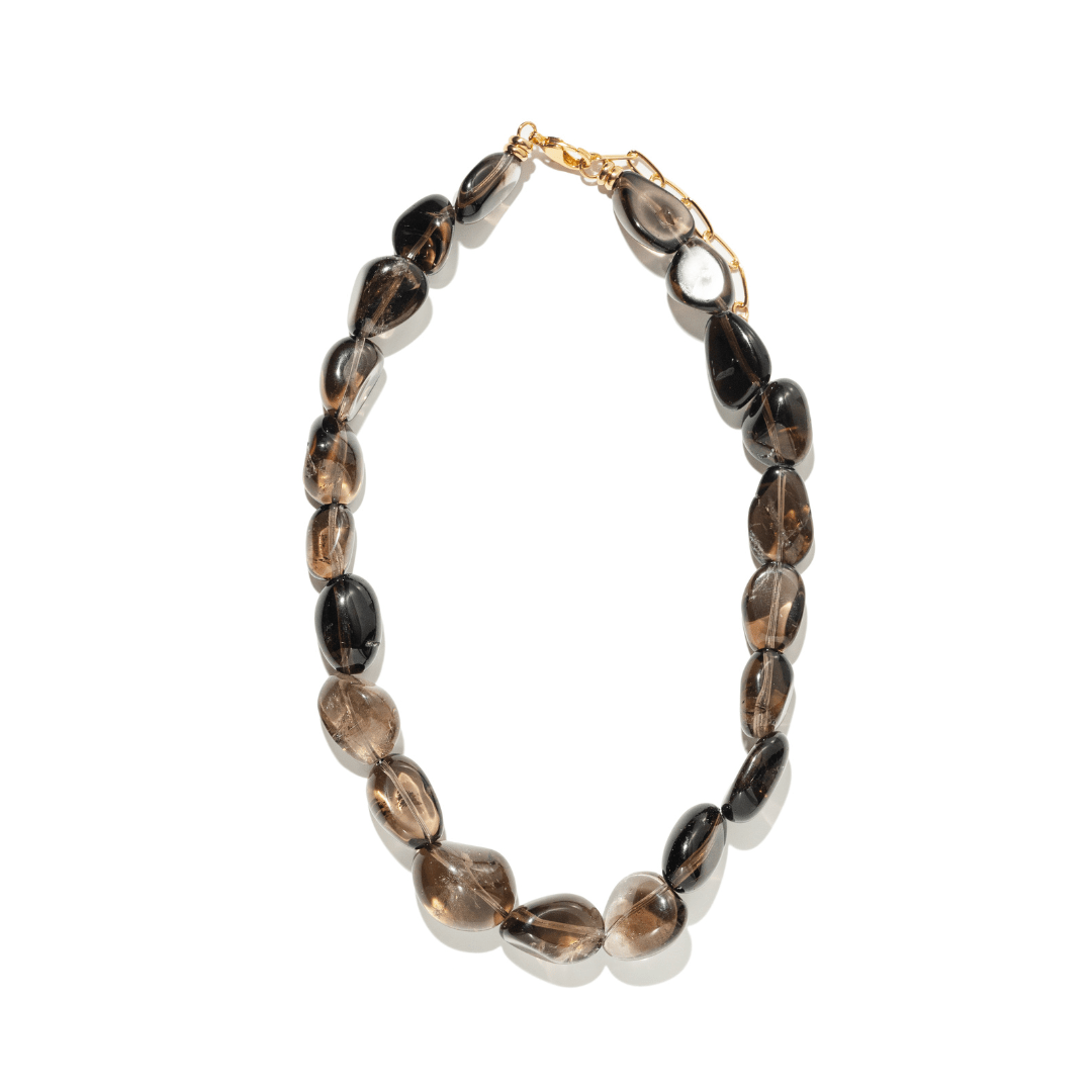 SMOKED STONE TERRA NECKLACE - COLLARES - Malandra Jewelry - TC2124