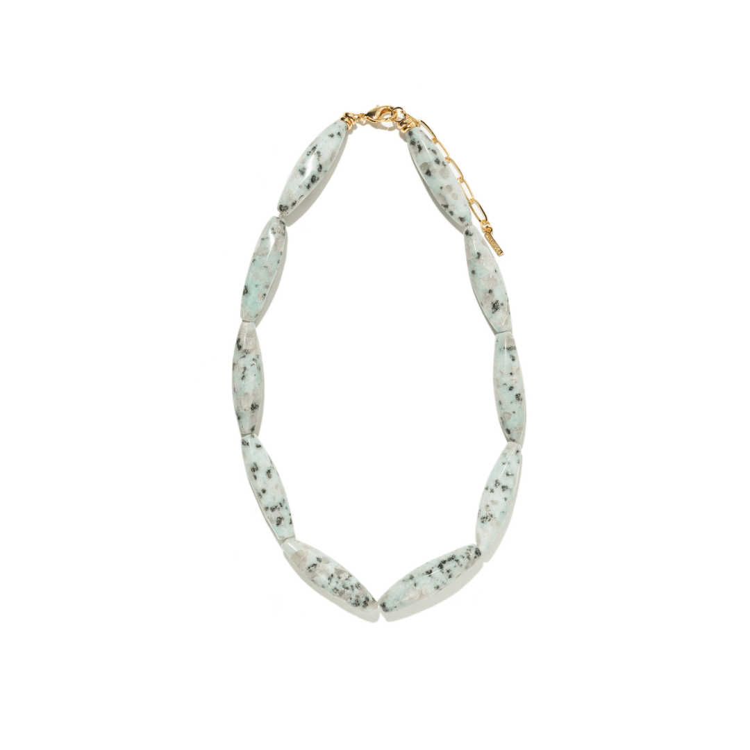 SMOOTH JASPER TERRA NECKLACE - COLLARES - Malandra Jewelry - TC2130