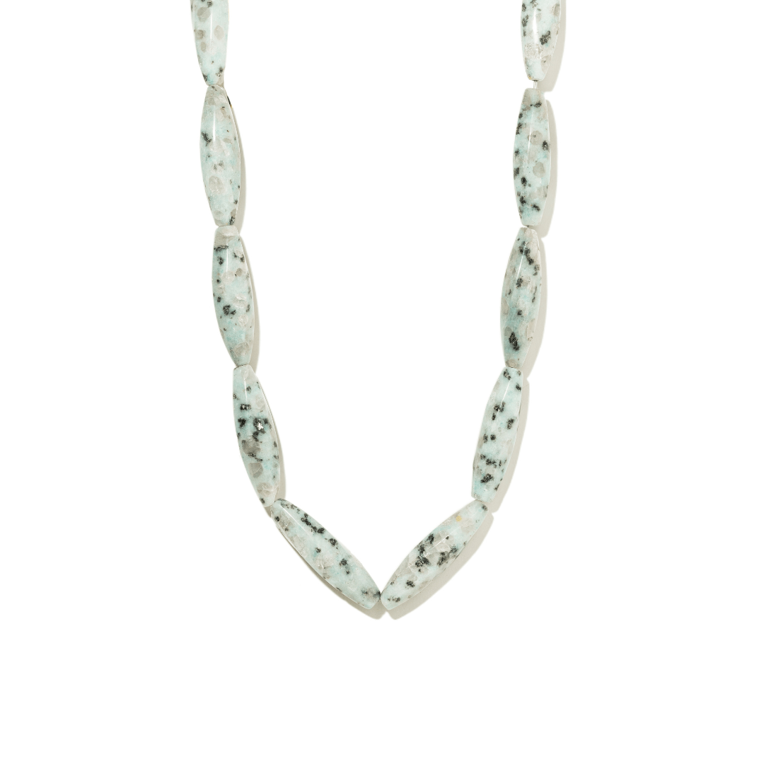 SMOOTH JASPER TERRA NECKLACE - COLLARES - Malandra Jewelry - TC2130