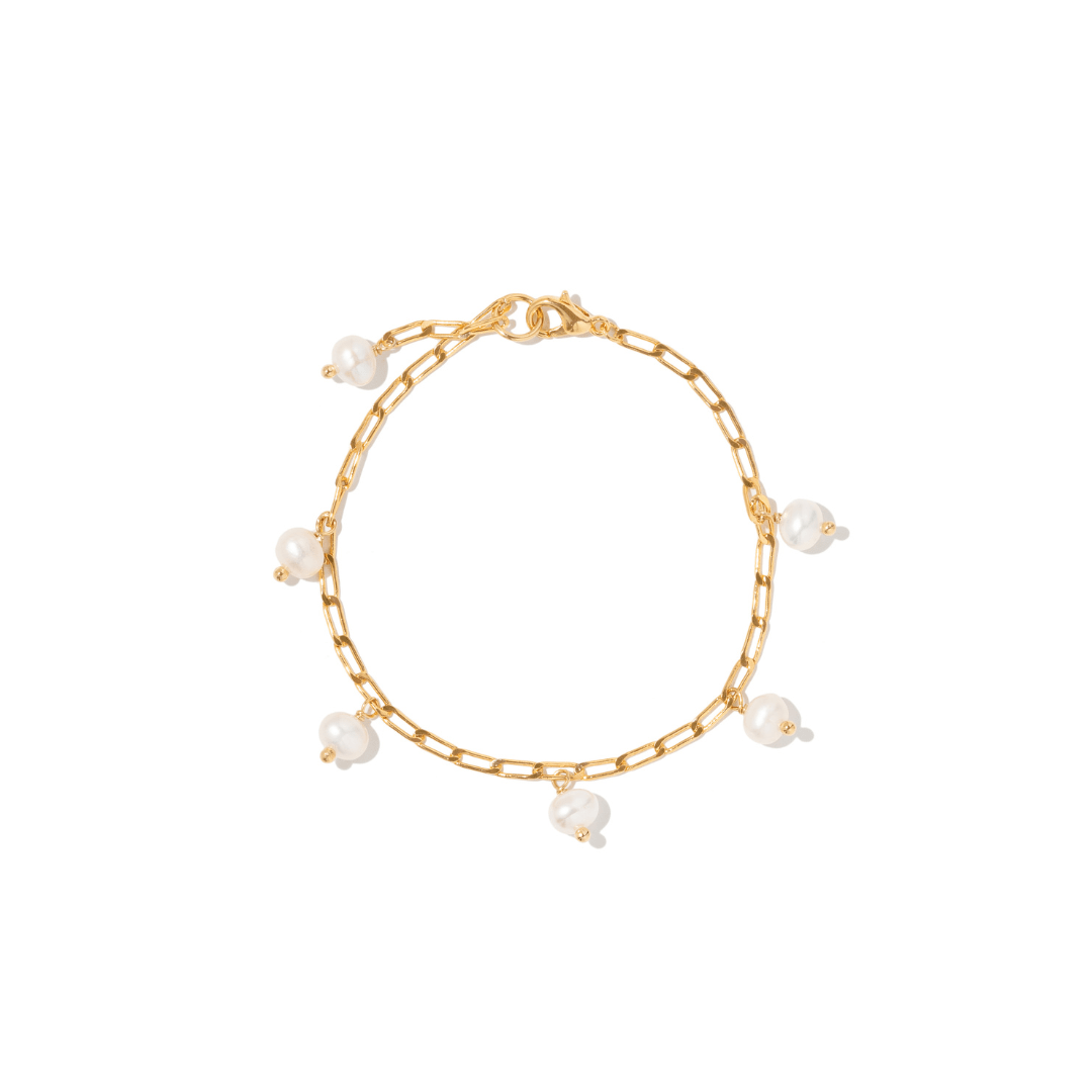 SOFT GLOW PEARL BRACELET - PULSERAS - Malandra Jewelry - TP2404