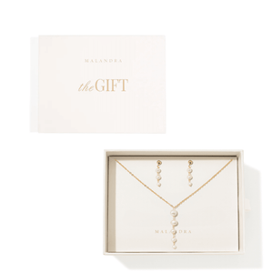 SOFT PEARL GIFT SET - SETS DE REGALO - Malandra Jewelry - SET195/TC2256/TA2258