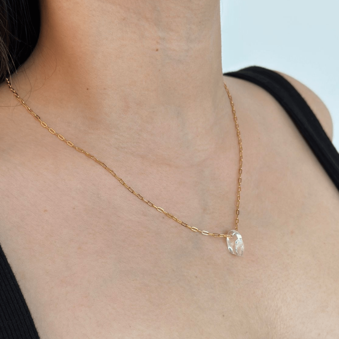 SOUL QUARTZ NECKLACE - COLLARES - Malandra Jewelry - TC2079