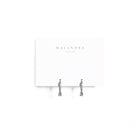 SPARK MINI CHARM SILVER HUGGIES - ARETES - Malandra Jewelry - AA1304-ASUB99955