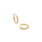 SPARK MINI GOLD HOOPS - ARETES - Malandra Jewelry - ZWA18 - QX01317