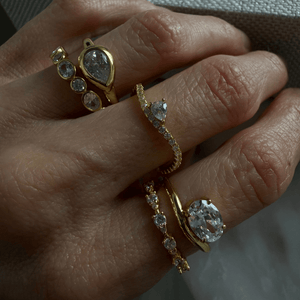 Spark Oval Wrap Ring - ANILLOS - Malandra Jewelry - LGR25.6-R-F0148A