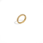SPARK PAVE LINK RING - ANILLOS - Malandra Jewelry - ICR419.4