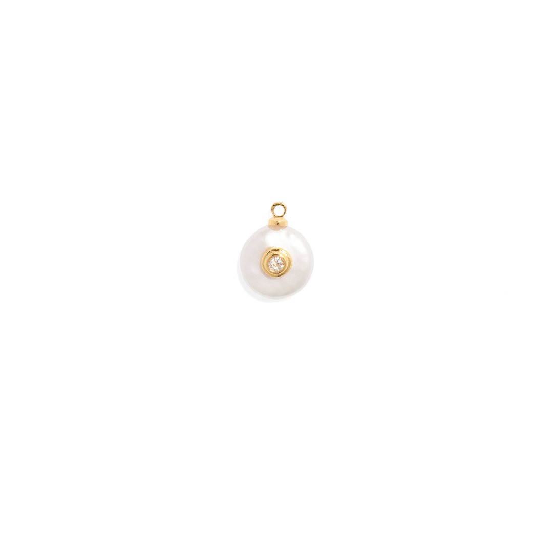 SPARK PEARL CHARM - DIJES - Malandra Jewelry - ETD8
