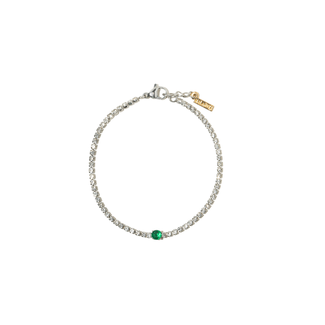 SPARKLINE GREEN GLOW BRACELET - PULSERAS - Malandra Jewelry - ZXP17 - B - 6