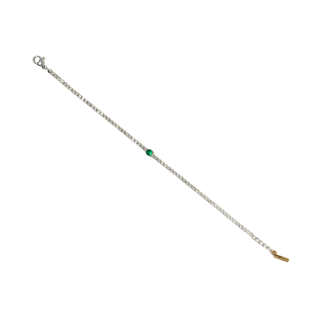 SPARKLINE GREEN GLOW BRACELET - PULSERAS - Malandra Jewelry - ZXP17 - B - 6