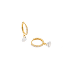 SPARKLING PRISM HUGGIES - ARETES - Malandra Jewelry - ERA113 - 60250131135C - 4