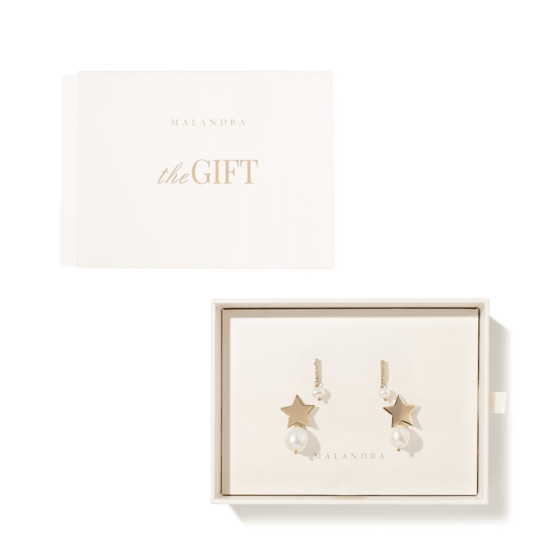 STARLIGHT PEARL GIFT SET - SETS DE REGALO - Malandra Jewelry - SET168 TA2166/TA1639
