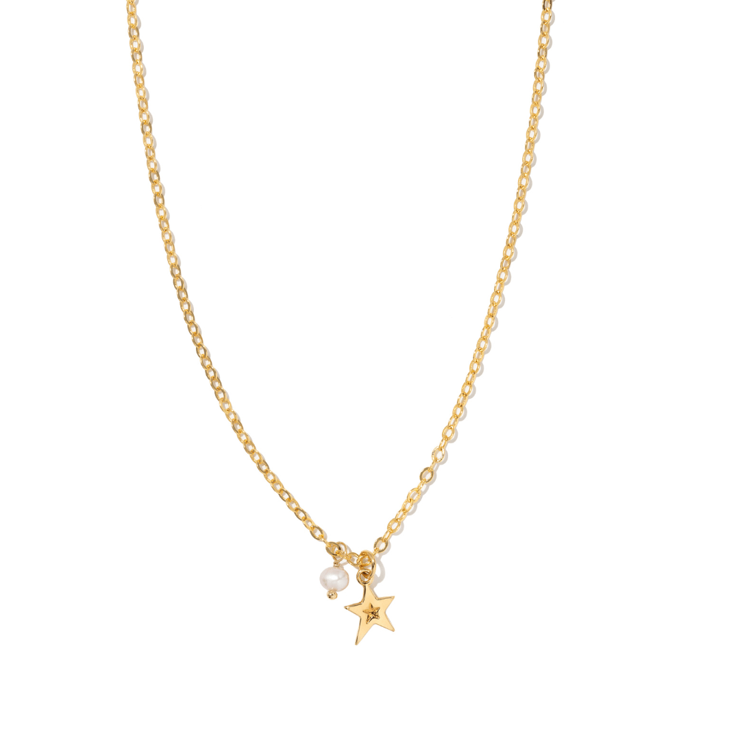STARLIGHT PEARL NECKLACE - COLLARES - Malandra Jewelry - TC2405