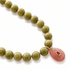 Strawberry Alxa Gaia Necklace - COLLARES - Malandra Jewelry - TC2619