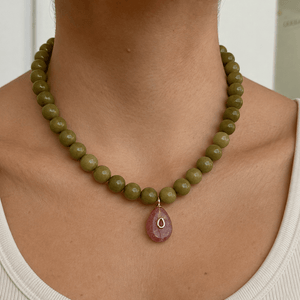 Strawberry Alxa Gaia Necklace - COLLARES - Malandra Jewelry - TC2619